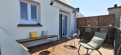 Balcon ou terrasse dans l'établissement Villa Noroit