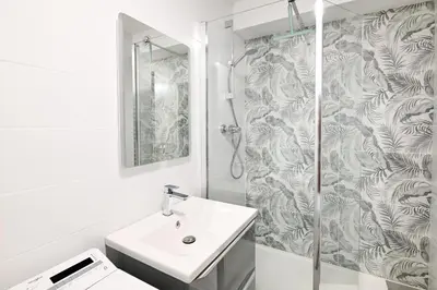 Salle de bains dans l'établissement L'Ancre Normande - 7min à pied de la Plage