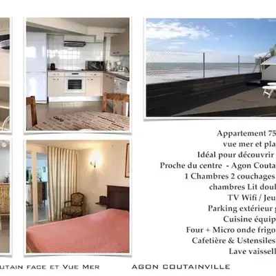 Appartement Coutain face Mer