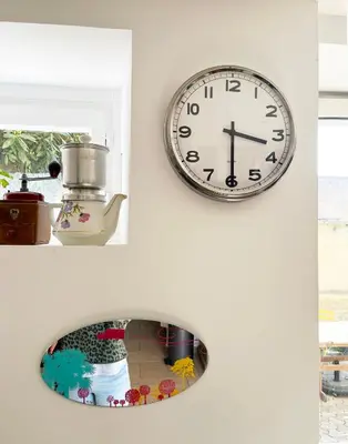 Cuisine ou kitchenette dans l'établissement L'échappée belle