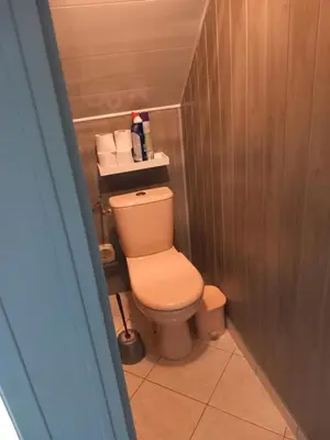 Salle de bains dans l'établissement La chambre de Carole