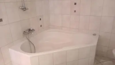 Salle de bains dans l'établissement Corp de ferme