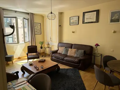 Coin salon dans l'établissement Les 3 couronnes