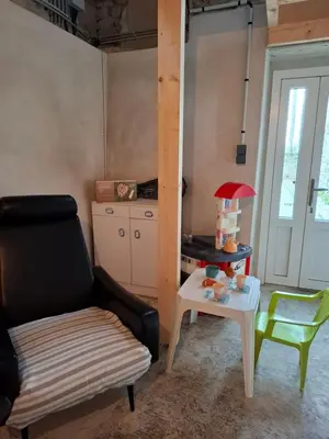 Cuisine ou kitchenette dans l'établissement Les Campanules