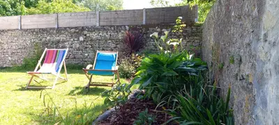 Jardin de l'établissement Retour de plage
