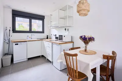 Cuisine ou kitchenette dans l'établissement Margaux - Proche du Port