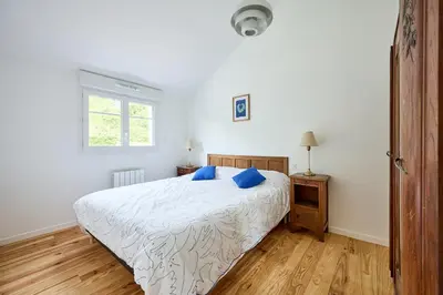 Un ou plusieurs lits dans un hébergement de l'établissement La Maison Valnotte - Proche du port de Carteret