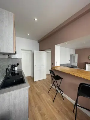 Cuisine ou kitchenette dans l'établissement Appartement Centre ville Historique