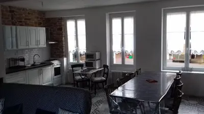 Cuisine ou kitchenette dans l'établissement Simadline