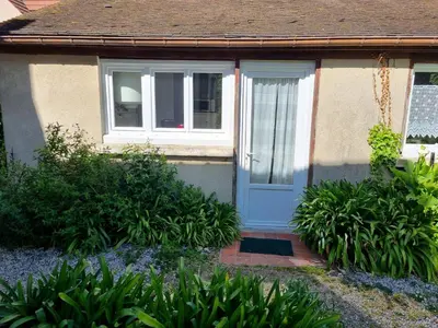Jardin de l'établissement Logement à 100m de la mer