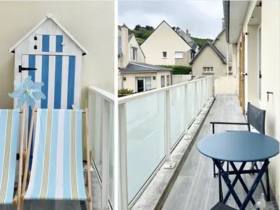 Balcon ou terrasse dans l'établissement Fenêtre sur Mer I CAP MER