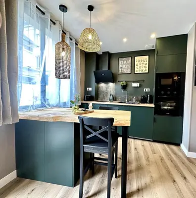 Cuisine ou kitchenette dans l'établissement l'Aure