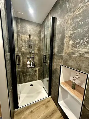 Salle de bains dans l'établissement l'Aure