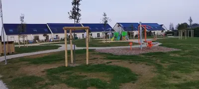 Aire de jeux pour enfants de l'établissement Maison de vacances à la plage