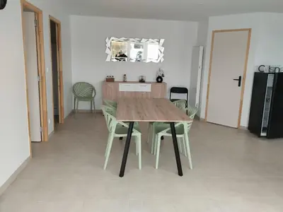 Plan de l'établissement Maison de vacances à la plage