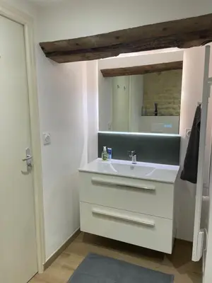 Salle de bains dans l'établissement Peaceful countryside loft