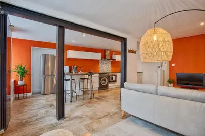 Cuisine ou kitchenette dans l'établissement L' Hypercentre - T2 - au coeur de Cherbourg