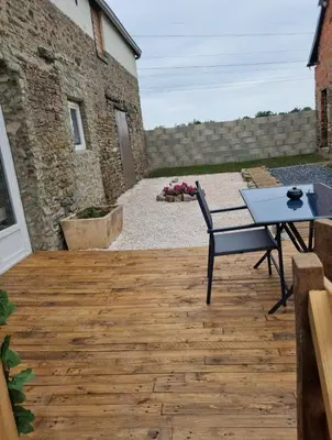 Balcon ou terrasse dans l'établissement Les Antiers