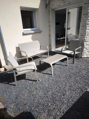 Coin salon dans l'établissement Maison détente