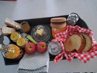 Nourriture dans la maison d'hôtes ou à proximité