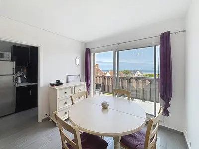 Cuisine ou kitchenette dans l'établissement Duplex 3 Pièces, 6 Pers., Vue Mer, Parking Privé - FR-1-465-130