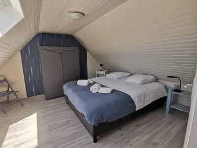 Un ou plusieurs lits dans un hébergement de l'établissement Chalet familial L'Abri Côtier
