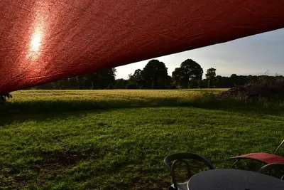 Jardin de l'établissement Gîte dans la campagne Bretonne - Le jardin de Devant