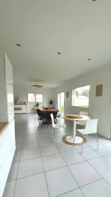 Coin salon dans l'établissement Maison du Mont César