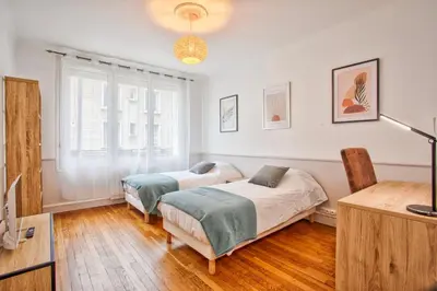 Un ou plusieurs lits dans un hébergement de l'établissement Maison NASTIA