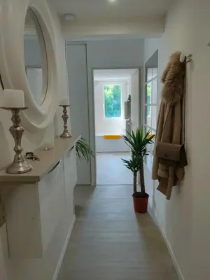 Salle de bains dans l'établissement Appartement Le doux Viking, balcon & parking privé proche Zénith Caen