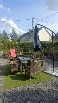 Jardin de l'établissement Gîte du Moulin