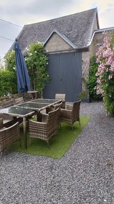 Jardin de l'établissement Gîte du Moulin