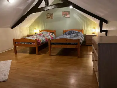 Un ou plusieurs lits dans un hébergement de l'établissement La maison Sainte Anne