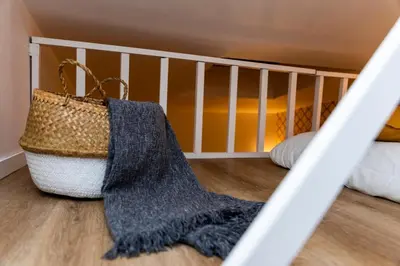 Coin salon dans l'établissement 4-person apartment, city center