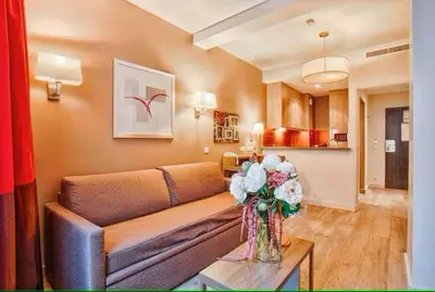 Coin salon dans l'établissement Casa Riva