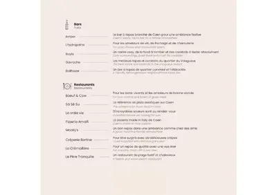 Plan de l'établissement Casa Riva