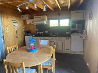 Cuisine ou kitchenette dans l'établissement Cabourg California