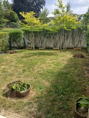 Jardin de l'établissement Appartement cosy à Caen avec terrasse et jardin