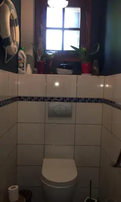 Salle de bains dans l'établissement Le bon séjour