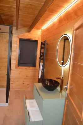 Plan de l'établissement Le chalet de Joyce spa et piscine
