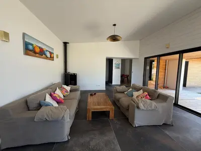 Coin salon dans l'établissement Californian villa