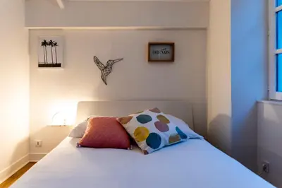Un ou plusieurs lits dans un hébergement de l'établissement Duplex sur cour, Rue Caponière