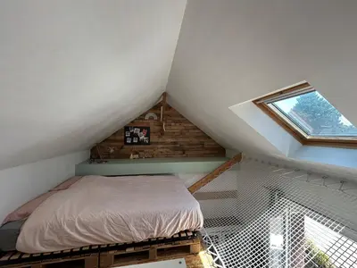 Un ou plusieurs lits dans un hébergement de l'établissement Caen, très jolie maison à deux pas du mémorial