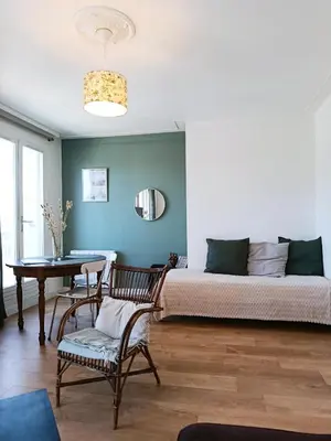 Un ou plusieurs lits dans un hébergement de l'établissement ANNA Apartment, Downtown and Port on foot!