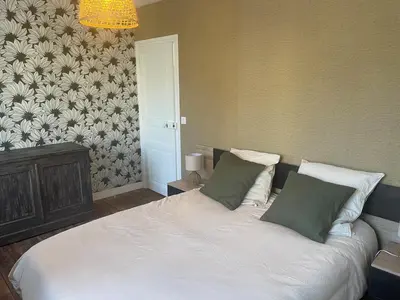 Un ou plusieurs lits dans un hébergement de l'établissement La Maison Du Pavé