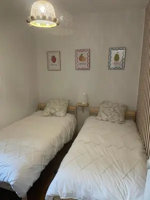 Un ou plusieurs lits dans un hébergement de l'établissement La Maison Du Pavé
