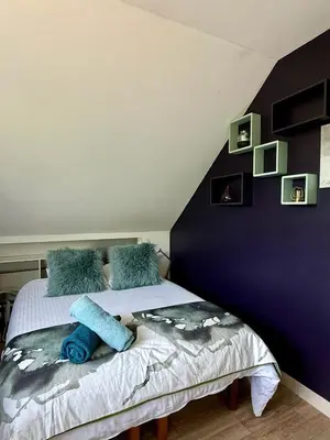 Un ou plusieurs lits dans un hébergement de l'établissement Studette Cosy