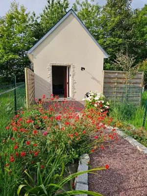 Jardin de l'établissement La cabane de Normandie