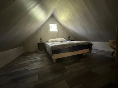 Un ou plusieurs lits dans un hébergement de l'établissement La cabane de Normandie