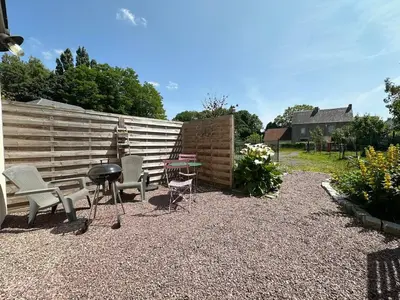Jardin de l'établissement La cabane de Normandie